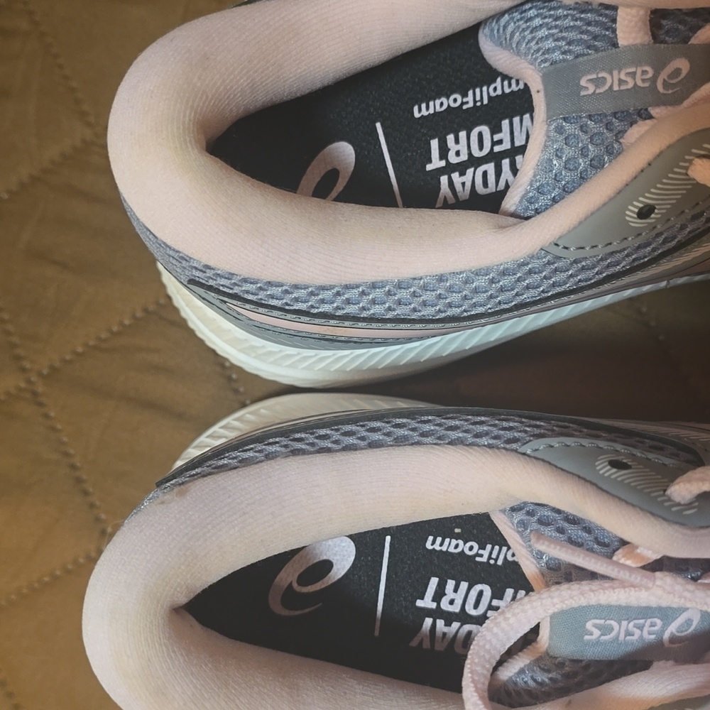 Asics Pink and Gray Athletic Sneakers - Picture 4 of 4